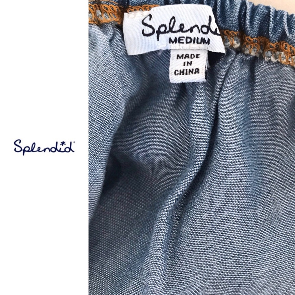 Splendid ‘Indigo’ One Shoulder Denim Dress - Picture 8 of 8